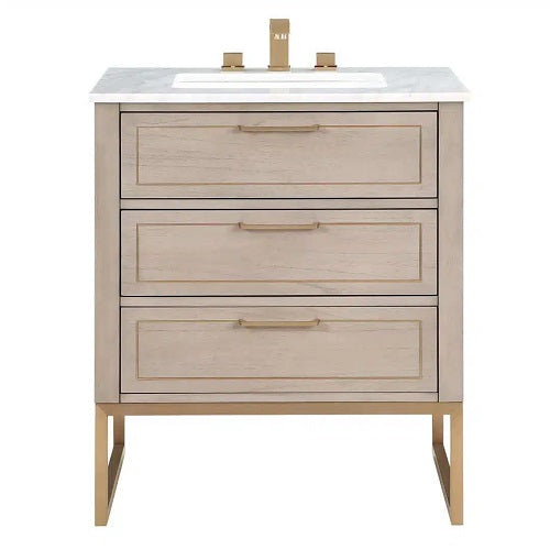 Bemma - Markham 30 Inch Bathroom Vanity with Top and Sink