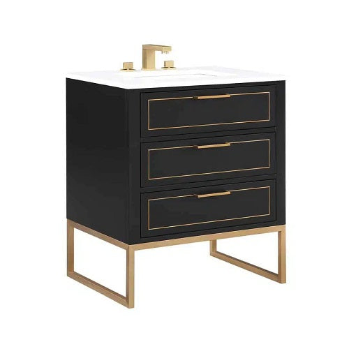 Bemma - Markham 30 Inch Bathroom Vanity with Top and Sink