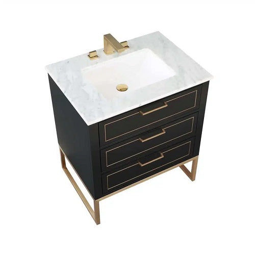 Bemma - Markham 30 Inch Bathroom Vanity with Top and Sink