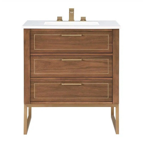 Bemma - Markham 30 Inch Bathroom Vanity with Top and Sink