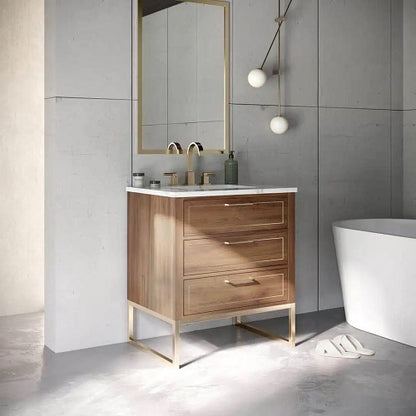 Bemma - Markham 30 Inch Bathroom Vanity with Top and Sink