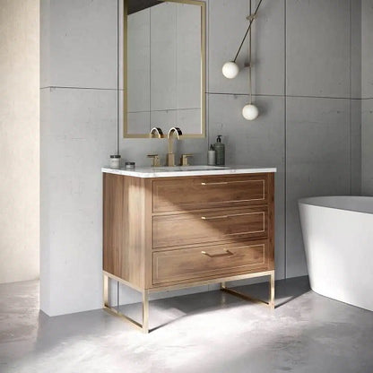 Bemma - Markham 36 Inch Bathroom Vanity with Top and Sink