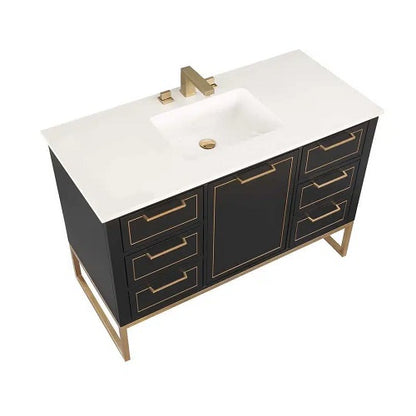 Bemma - Markham 48 Inch Bathroom Vanity with Top and Sink