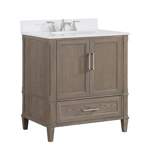 Bemma - Montauk 30 Inch Bathroom Vanity with Top and Sink