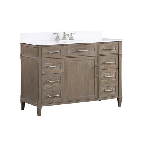 Bemma - Montauk 48 Inch Bathroom Vanity with Top and Sink