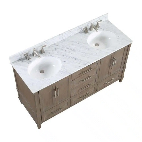 Bemma - Montauk 60 Inch Bathroom Vanity with Top and Sink