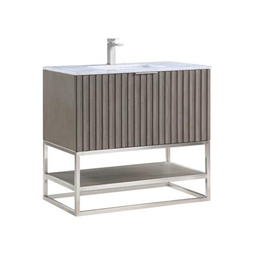 Bemma - Terra 36 Inch Bathroom Vanity with Top and Sink