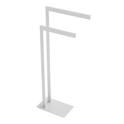 Ico - Square Freestanding Double Towel Bar