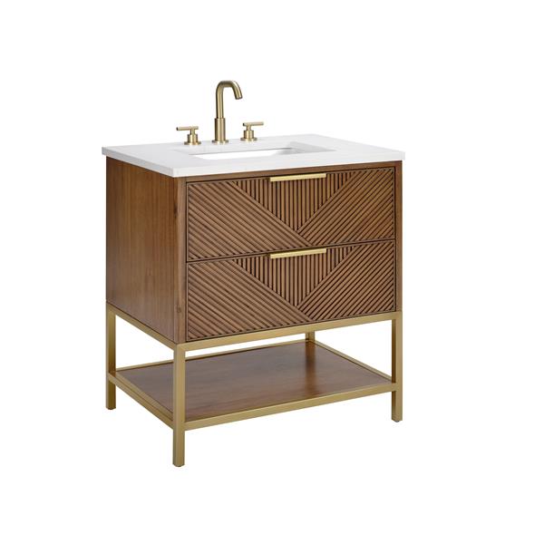 Bemma - Diamond 30 Inch Bathroom Vanity with Top and Sink