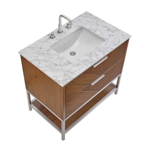 Bemma - Diamond 36 Inch Bathroom Vanity with Top and Sink
