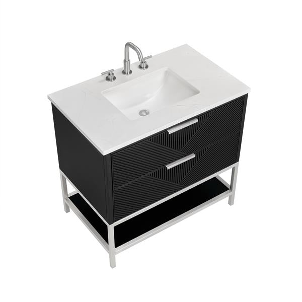 Bemma - Diamond 36 Inch Bathroom Vanity with Top and Sink