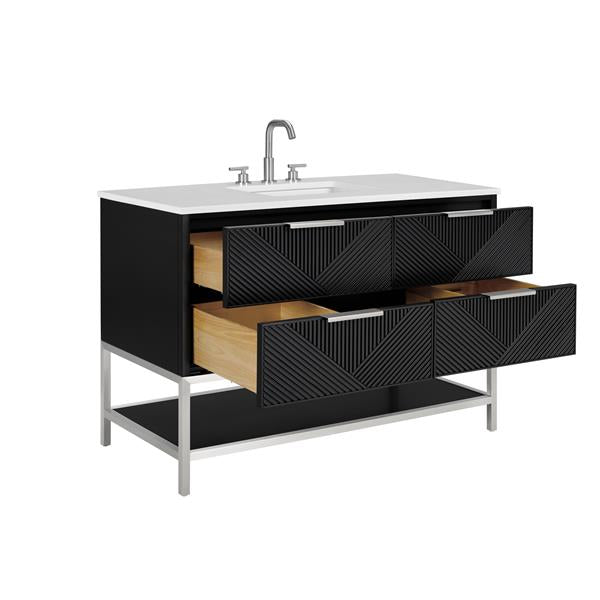 Bemma - Diamond 48 Inch Bathroom Vanity with Top and Sink