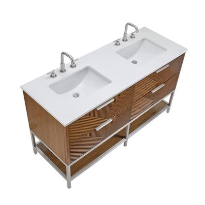 Bemma - Diamond 60 Inch Bathroom Vanity with Top and Sink
