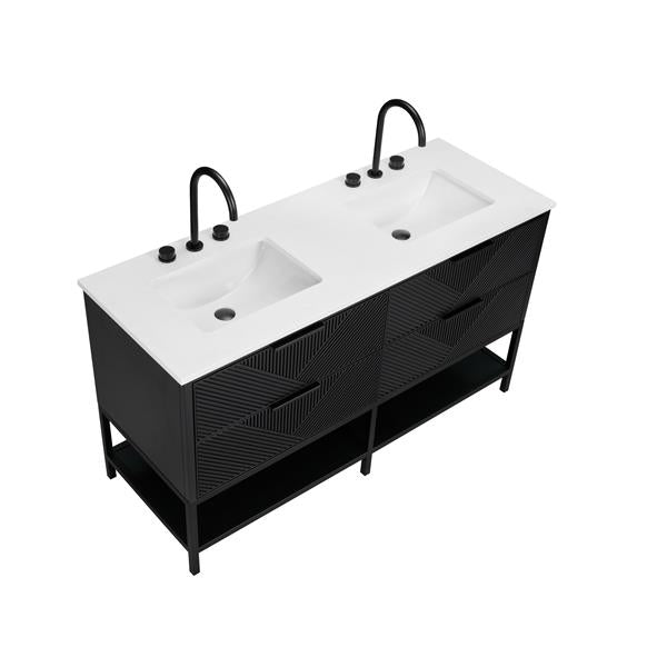 Bemma - Diamond 60 Inch Bathroom Vanity with Top and Sink