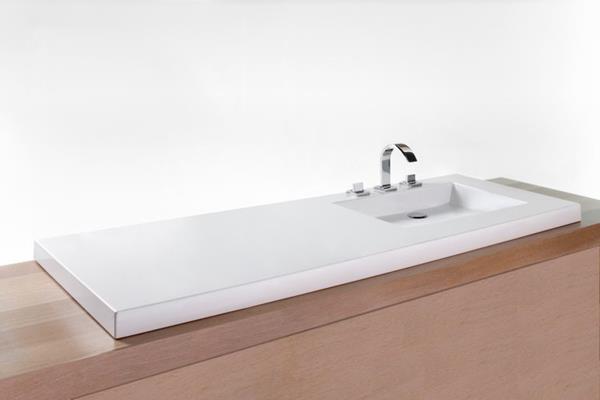 Wetstyle - Cube 60 X 22 X 2 Right Side Semi Recess Washbasin