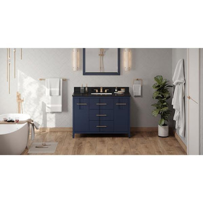 Jeffrey Alexander - 48 Inch Katara Vanity with Vanity Top and undermount rectangle bowl