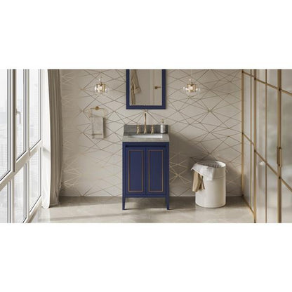 Jeffrey Alexander - 24 Inch Percival Vanity with Vanity Top and undermount rectangle bowl