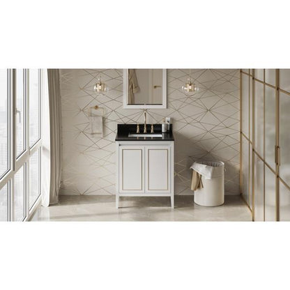 Jeffrey Alexander - 30 Inch Percival Vanity with Vanity Top and undermount rectangle bowl