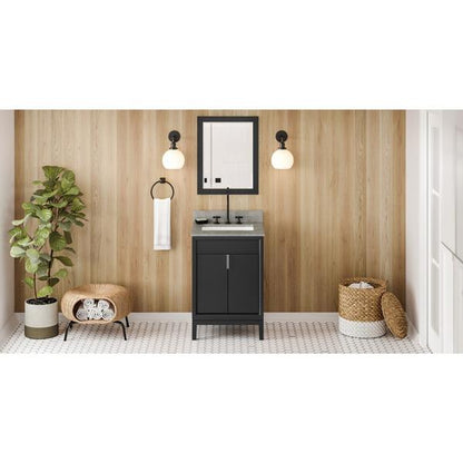Jeffrey Alexander - 24 Inch Theodora Vanity with Vanity Top and undermount rectangle bowl