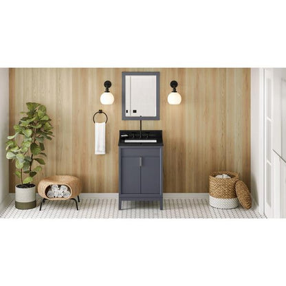 Jeffrey Alexander - 24 Inch Theodora Vanity with Vanity Top and undermount rectangle bowl