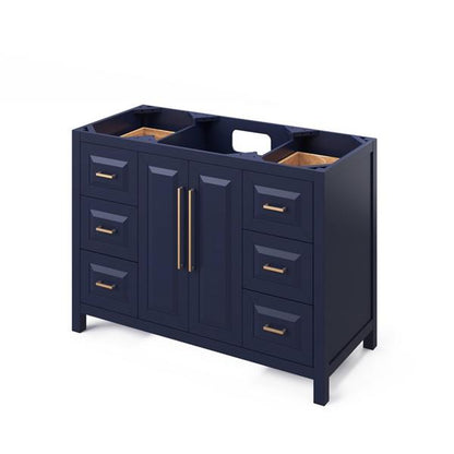 Jeffrey Alexander - 48 Inch Cade Single Sink Free Standing Vanity Cabinet - Less Vanity Top