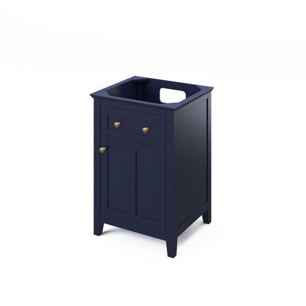 Jeffrey Alexander - 24 Inch Chatham Single Sink Free Standing Vanity Cabinet - Less Vanity Top