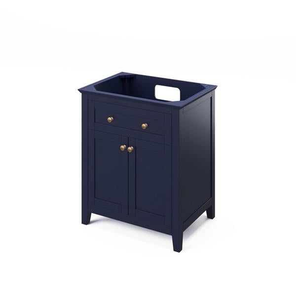 Jeffrey Alexander - 30 Inch Chatham Single Sink Free Standing Vanity Cabinet - Less Vanity Top