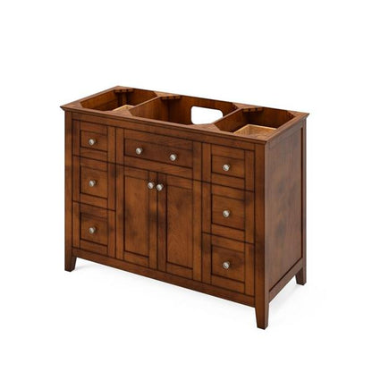 Jeffrey Alexander - 48 Inch Chatham Single Sink Free Standing Vanity Cabinet - Less Vanity Top