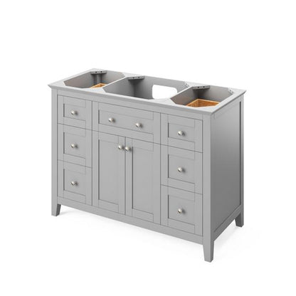 Jeffrey Alexander - 48 Inch Chatham Single Sink Free Standing Vanity Cabinet - Less Vanity Top