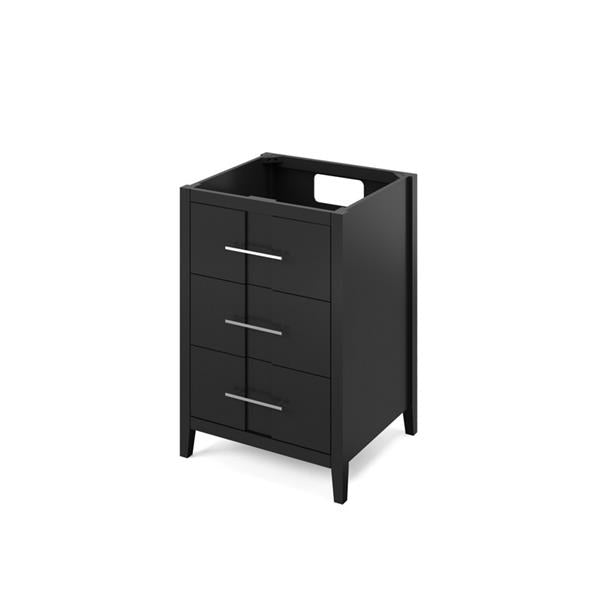 Jeffrey Alexander - 24 Inch Katara Single Sink Free Standing Vanity Cabinet - Less Vanity Top