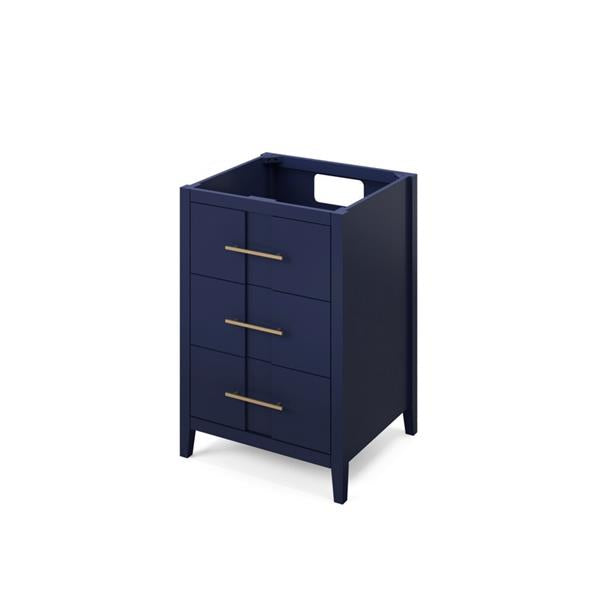 Jeffrey Alexander - 24 Inch Katara Single Sink Free Standing Vanity Cabinet - Less Vanity Top
