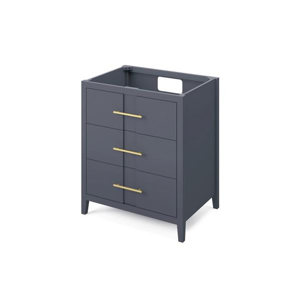 Jeffrey Alexander - 30 Inch Katara Single Sink Free Standing Vanity Cabinet - Less Vanity Top