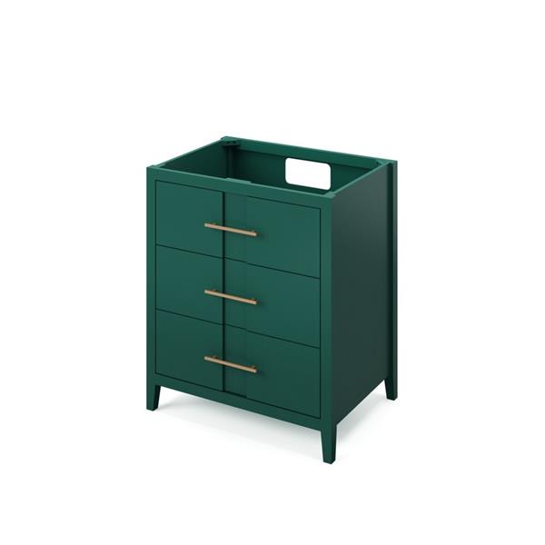 Jeffrey Alexander - 30 Inch Katara Single Sink Free Standing Vanity Cabinet - Less Vanity Top