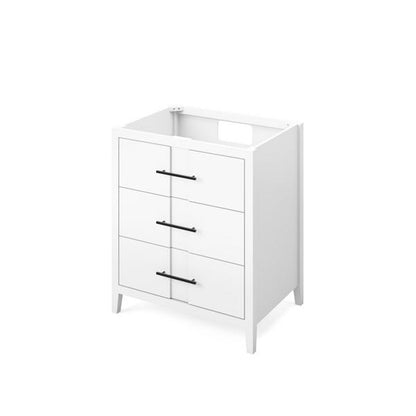 Jeffrey Alexander - 30 Inch Katara Single Sink Free Standing Vanity Cabinet - Less Vanity Top