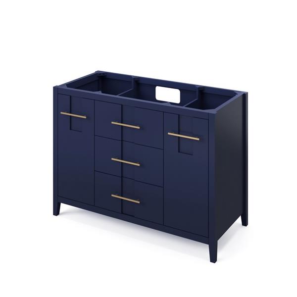 Jeffrey Alexander - 48 Inch Katara Single Sink Free Standing Vanity Cabinet - Less Vanity Top