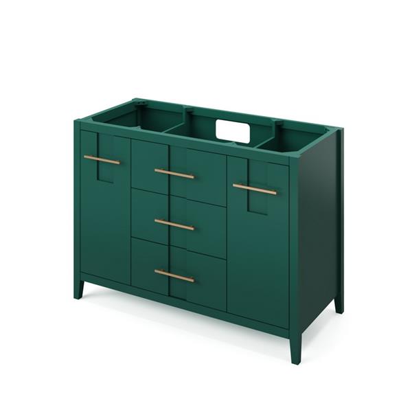 Jeffrey Alexander - 48 Inch Katara Single Sink Free Standing Vanity Cabinet - Less Vanity Top