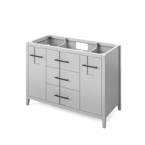 Jeffrey Alexander - 48 Inch Katara Single Sink Free Standing Vanity Cabinet - Less Vanity Top