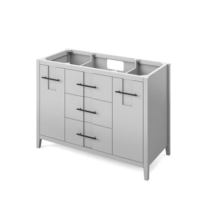 Jeffrey Alexander - 48 Inch Katara Single Sink Free Standing Vanity Cabinet - Less Vanity Top