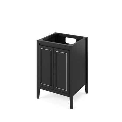Jeffrey Alexander - 24 Inch Percival Single Free Standing Vanity Cabinet - Less Vanity Top