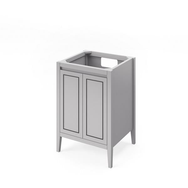 Jeffrey Alexander - 24 Inch Percival Single Free Standing Vanity Cabinet - Less Vanity Top