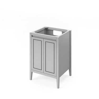 Jeffrey Alexander - 24 Inch Percival Single Free Standing Vanity Cabinet - Less Vanity Top