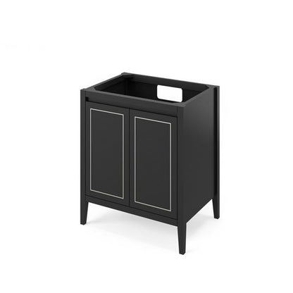 Jeffrey Alexander - 30 Inch Percival Single Free Standing Vanity Cabinet - Less Vanity Top
