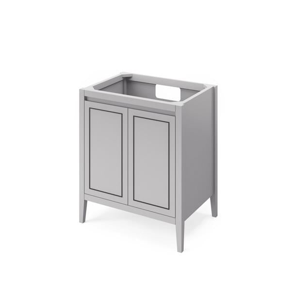 Jeffrey Alexander - 30 Inch Percival Single Free Standing Vanity Cabinet - Less Vanity Top