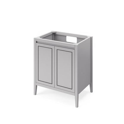 Jeffrey Alexander - 30 Inch Percival Single Free Standing Vanity Cabinet - Less Vanity Top