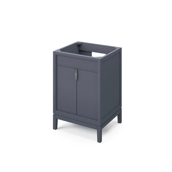 Jeffrey Alexander - 24 Inch Theodora Single Sink Free Standing Vanity Cabinet - Less Vanity Top