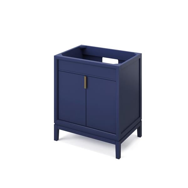 Jeffrey Alexander - 30 Inch Theodora Single Sink Free Standing Vanity Cabinet - Less Vanity Top