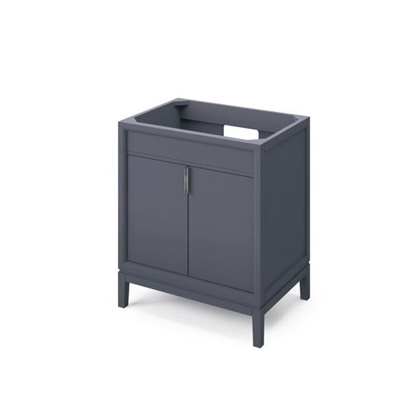 Jeffrey Alexander - 30 Inch Theodora Single Sink Free Standing Vanity Cabinet - Less Vanity Top