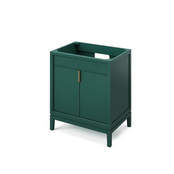 Jeffrey Alexander - 30 Inch Theodora Single Sink Free Standing Vanity Cabinet - Less Vanity Top