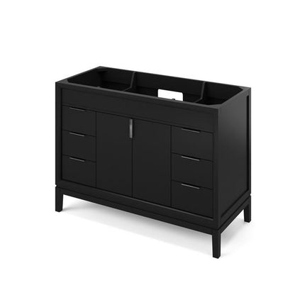 Jeffrey Alexander - 48 Inch Theodora Single Sink Free Standing Vanity Cabinet - Less Vanity Top