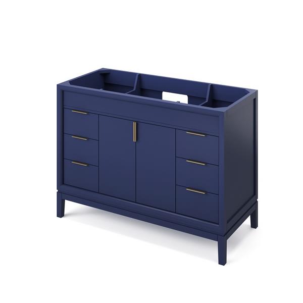 Jeffrey Alexander - 48 Inch Theodora Single Sink Free Standing Vanity Cabinet - Less Vanity Top